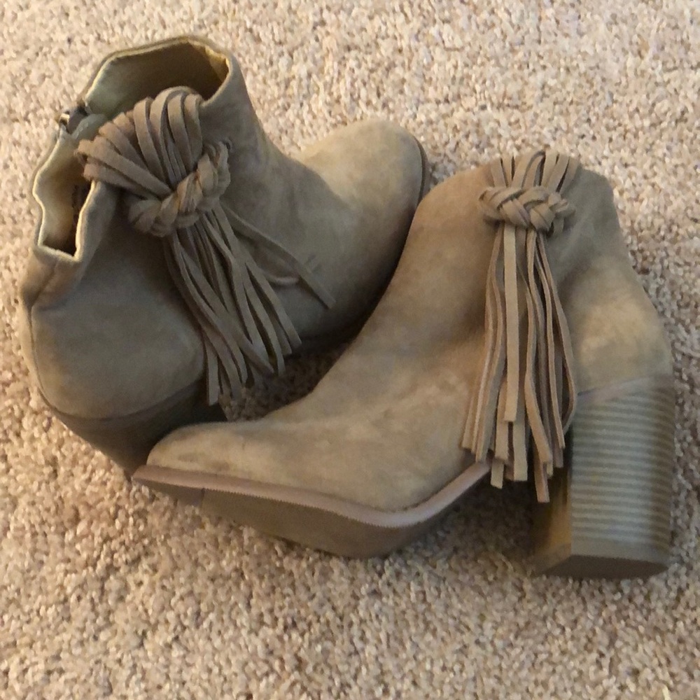Tan Booties